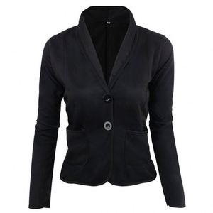 Oemtailor OEM Women's Business Suits Single <b>Button</b> Woven Cotton Printed Anti-shrink Hand Embroidery <b>Blazer</b> - Product Image 4