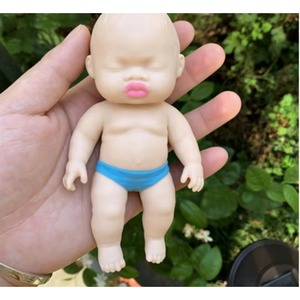 Muñeca de TPR Suave del Tamaño de la Palma de la Mano, Rellena de Arena, de Rebote Lento, Agradable al Tacto y Elástica, Juguete Antiestrés para Juegos de Imitación - Product Image 2