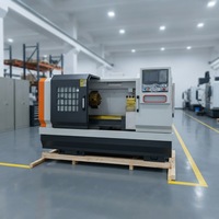 Tour CNC horizontale à 3 axes CK6150 PLURTEL, machine-outil automatique robuste
