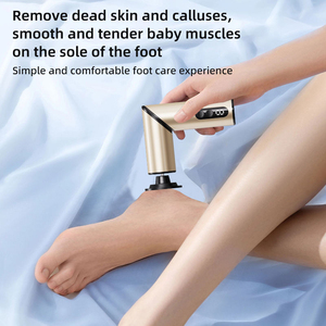 Outils de pédicure professionnels en acier inoxydable avec écran LCD, lime électrique pliable pour éliminer les callosités des pieds et des mains, pour les peaux mortes - Product Image 4