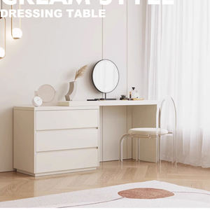Tocador de madera maciza, cómoda, armario de almacenamiento, tocador de esquina multifuncional, escritorio - Product Image 3