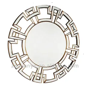 观业热销手工仿古斜角镜法国风格镜子设计装饰壁镜-XGJ014玻璃卧式