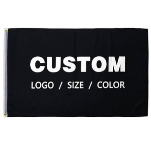 Custom 100D Knitted Polyester <b>Flag</b> High Quality Outdoor Use Durable and Vibrant Colors Resilient to Elements - Product Image 1