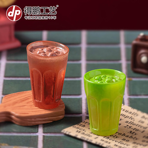<b>Miniature</b> Resin Drink Cups Gradient Color Home Decoration Artistic Craft Desktop Ornament - Product Image 4