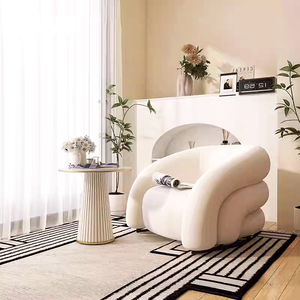 Light Luxury Single-Seater Leisure Sofa <strong>Chair</strong> for <strong>Small</strong> Spaces - Suitable for Living Rooms and <strong>Bedrooms</strong> - Product Image 2