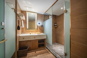 Juego de Muebles de Dormitorio de Lujo para Hotel, Estilo Moderno, con Cabecera de Madera, Cama King Size, para <span class=keywords><strong>Casa</strong></span> de Playa, SHIYI Best Western - Product Image 5