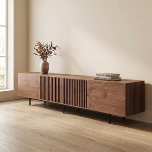 Soporte <span class=keywords><strong>de</strong></span> TV <span class=keywords><strong>de</strong></span> Madera Color Nogal, Mueble <span class=keywords><strong>de</strong></span> TV con Acabado en Nogal para el Hogar, Muebles para Sala <span class=keywords><strong>de</strong></span> Estar - Product Image 6