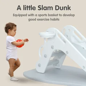Amazon Hot Koop 1MOQ Nieuwe Peuter Indoor Baby Plastic Sliding Speelgoed Kids Slides Voor Kinderen Speeltuin En Swing Play Set