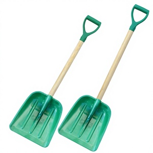 <span class=keywords><strong>Pelle</strong></span> à neige et agricole en plastique trempé vert épaissi avec poignée en D et lame carrée - Product Image 1