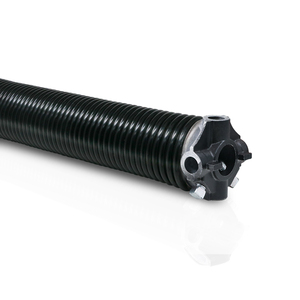 Resorte de Torsión para Puerta de Garaje de Alta Precisión de 0.225X2\"X24\"-L, para Giro a la Izquierda (Cono Negro), con Barras de Enrollado Antideslizantes y Guantes - Product Image 1