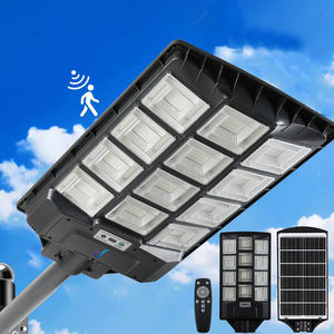 مصباح شمسي Jpungsun من ضوء الشارع الشمسي المدمج الكل في واحد مقاوم للماء إلى الظلام في الهواء الطلق مصباح شارع شمسي لموقف السيارات - Product Image 1