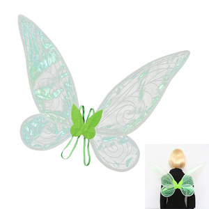 Alas de <span class=keywords><strong>Mariposa</strong></span> Hada Ángel de Lentejuelas en Múltiples Colores Disfraz de Princesa Elfo para Niñas para Disfrazarse en Halloween o Fiesta de Cumpleaños - Product Image 4