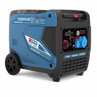 Süper Sessiz 5.5kw Benzinli Jeneratör 6kW Maks Taşınabilir Dijital İnverter Jeneratör Seti Çeşitli Senaryolar İçin Üç Yönlü Çalıştırma