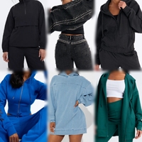 Sweat-shirts d'occasion pour femmes, lots mixtes de sweats à capuche et pulls, surplus en gros pour la revente de vêtements