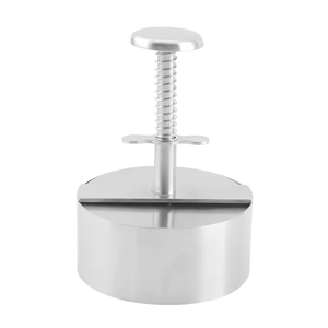 Prensa para Hamburguesas de Acero Inoxidable, 5 1/2 Pulgadas de Diámetro, Herramienta para Hacer Hamburguesas, Molde para Hamburguesas Delgadas o Gruesas - Product Image 2