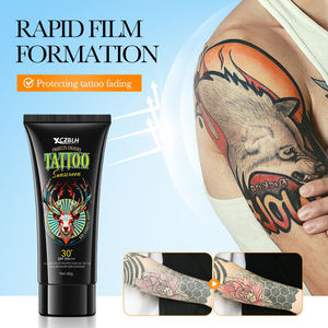<span class=keywords><strong>Crema</strong></span> Solare Organica per Tatuaggi SPF <span class=keywords><strong>30</strong></span> OEM/ODM, Protegge i Colori del Tatuaggio e Previene i Danni Solari - Product Image 3