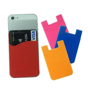 3M yapıştırıcı silikon cep telefonu yapışkan kılıfı cüzdan kart tutucu