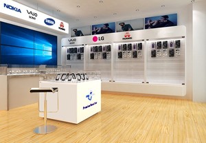 Kiosque de réparation de téléphones portables, boutique d'accessoires pour téléphones mobiles, design d'intérieur avec MDF et verre trempé, marque <span class=keywords><strong>Myidea</strong></span> JT-062902 à vendre - Product Image 5