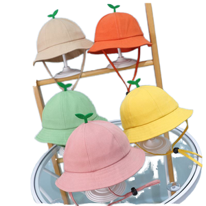 <span class=keywords><strong>Verano</strong></span> bebé sombrero niños Panamá gorra niños playa sombrero bebé niña suave algodón hierba pescador gorra - Product Image 1