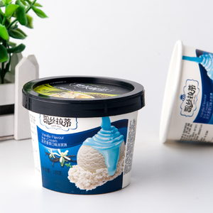 Sinh Thái Thân Thiện Tùy Chỉnh Sữa Chua Đông Lạnh Ly Và Thìa <span class=keywords><strong>Ice</strong></span> <span class=keywords><strong>Cream</strong></span> Bao Bì Giấy <span class=keywords><strong>Ice</strong></span> <span class=keywords><strong>Cream</strong></span> Bowl <span class=keywords><strong>Container</strong></span> Với Nắp Và Thìa - Product Image 5