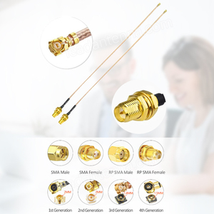 Изготовленный на заказ соединитель <span class=keywords><strong>Sma</strong></span> <span class=keywords><strong>K</strong></span> Rf с разъемом «Папа-папа» с антенной U.Fl изготовлен из прочного медного материала - Product Image 2