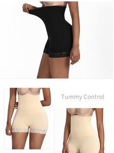 Canotta personalizzata taglie forti da donna ad alta compressione con Shapewear aperto sul cavallo - Product Image 6