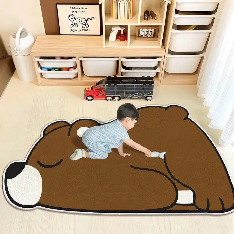 Hot Selling Baby Mat Niet-Giftig Opvouwbaar Tapijt Kinderen Kruipen Schattige Cartoon Patroon Kinderspel Mat