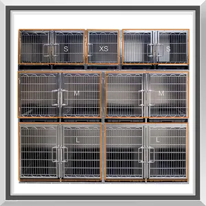Veterinary Cages Stainless Steel Pet Cage For Animals Clinic Used Cat Cages Veterinary