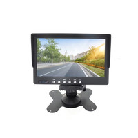 Nouveau Moniteur de Voiture 7 Pouces AHD LCD TFT TN IPS pour Rétroviseur, Caméra de Recul Avant/Arrière/Latérale pour Camion/Camping-car Haute Performance