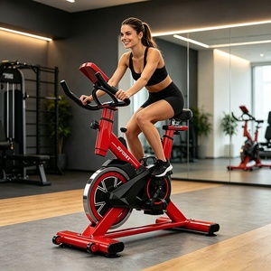 Bicicletas de <span class=keywords><strong>Spinning</strong></span> Comerciales con <span class=keywords><strong>Bluetooth</strong></span>, Resistencia Magnética, Equipo de Ciclismo Indoor para Gimnasio, Entrenamiento Cardiovascular y Deportes - Product Image 1