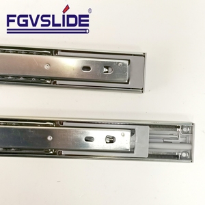 Trung Quốc Nhà Sản Xuất 45 Chiều Rộng Kithcne Trượt Ngăn Kéo Đầy Đủ Mở Rộng Tự Động Ngăn Kéo Trượt Mềm Đóng Kính Thiên Văn Kênh Ngăn Kéo Trượt - Product Image 1