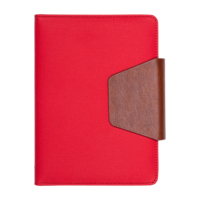 Aurelux Premium Stoff-Tagebuch Eleganter Ledereinband Stilvolles Tägliches Schreib- und Bürojournal Professionell 80 GSM Innenseiten