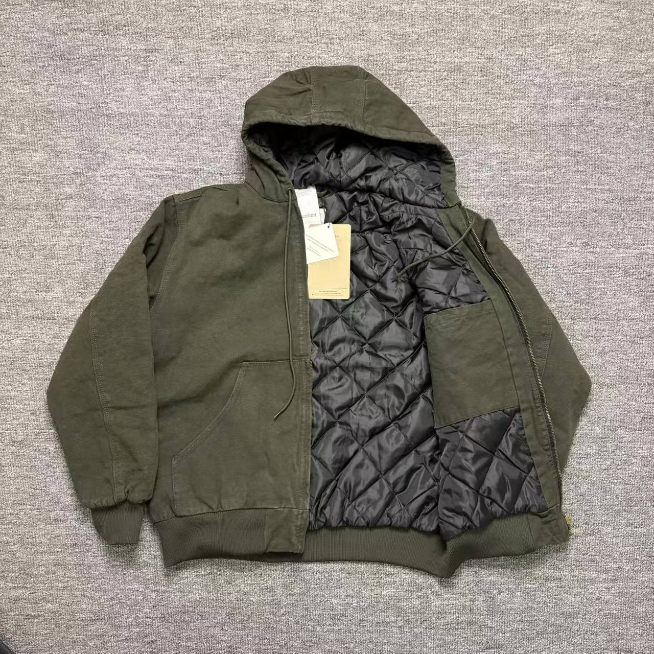 Kaha, lavado pesado vintage, J130 - verde