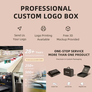 Heißer Verkauf: Maßgefertigte Geschenkbox mit Geprägtem Logo für Halsketten, Uhren und Schmuck - Luxuriöse Karton-Schubladenbox mit Band - Product Image 4