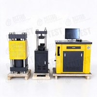 Machine d'essai de compression du béton servo-hydraulique 2000 kN, testeur de résistance à la flexion des cubes et des poutres, conforme aux normes ASTM EN ISO