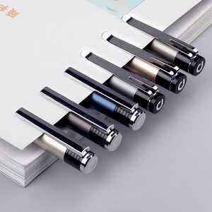Deli Gel Pen 1.0mm Bullet Tip Black Ink Office School Use Plastic Shell Caps Closure - Product Image 1