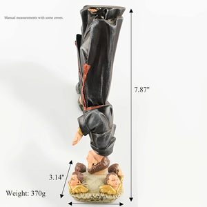 圣安东尼宗教雕像7.87 “h天主教圣立上行树脂模型库存产品 - Product Image 5