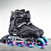 Patins à roulettes urbains personnalisés OEM en gros avec roues lumineuses réglables pour l'entraînement en parc