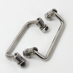 Folding Handle for Industry Stainless Steel Pull Handle Metal Furniture U Shape <b>Cabinet</b> Folding Handle - Product Image 3