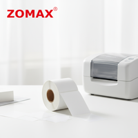 Autocollant rectangulaire personnalisable en papier enduit adhésif, imperméable et résistant à l'huile, pour transfert thermique, promotion anti-rayures