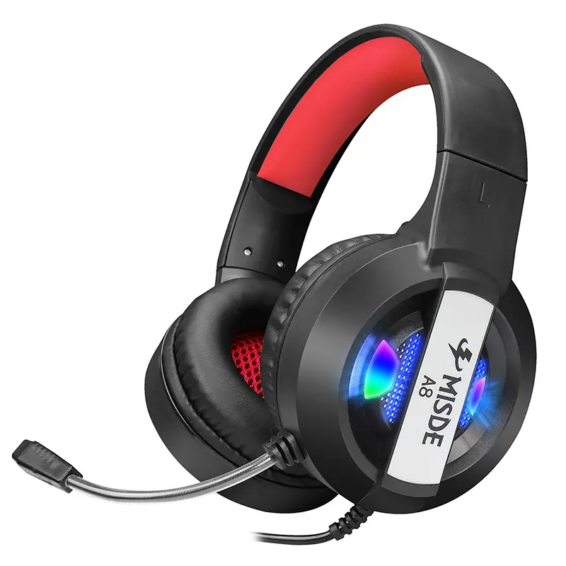 OEM Best TRI Mode Noise Canceling 7.1 Gaming Headphones Over Ear Stereo USB Wireless RGB Headphones Gaming Headset