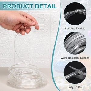 Tubo de PVC Transparente para Acuario, Manguera Flexible para Peceras, Hidroponía, Riego de Jardín, Bomba de Agua, Tubería de PVC Transparente - Product Image 5
