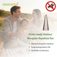 Ventilador de Techo con Batería y Logotipo Personalizado - Bajo Nivel de Ruido, Acabado Dorado o Plateado para Restaurante, Cocina y Exteriores