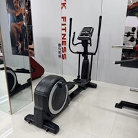 Máquina Elíptica REYK con Control Magnético, Pantalla LCD, Construcción de Plástico Ecológico, Programa de Ejercicio, Uso Doméstico