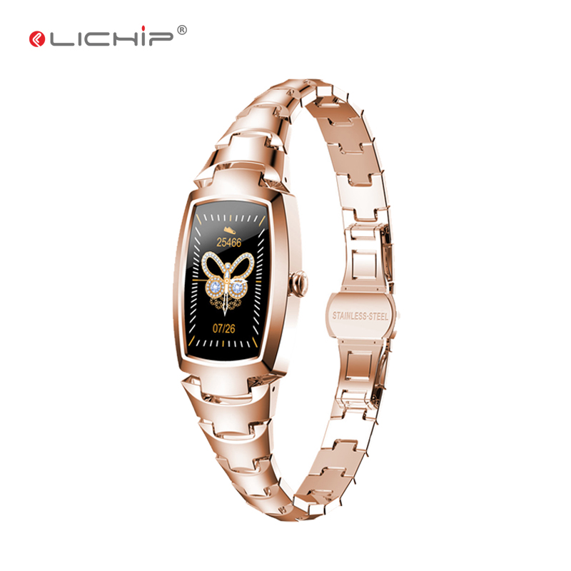 LICHIP 2019 L278 женские Смарт-часы фитнес-браслет монитор сердечного ритма кровяное давление h8 водонепроницаемый браслет Смарт-часы