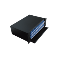 HuWei 96-Core SC Single-Mode Panel Patch Fiber Optik ODF yang Dilengkapi Penuh dengan Daya DC 5V untuk 5G/4G/Wi-Fi