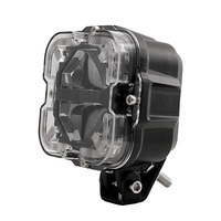 Luz de Trabajo LED de 4 Pulgadas con Certificación E-mark, Blanca o Ámbar, DRL, Universal para Todoterreno, con Luz Alta y Baja