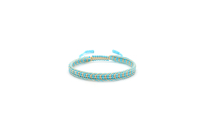 Bracelet d'amitié bohème tressé à la main, style spirituel, avec logo personnalisable, cordon coloré réglable, unisexe <span class=keywords><strong>VIYA</strong></span> - Product Image 3