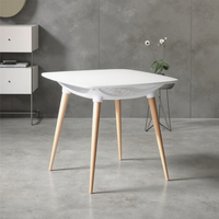 Meubles de salle à manger Table basse en MDF de qualité supérieure Mobilier de restaurant bistro Rangement durable Table basse polyvalente