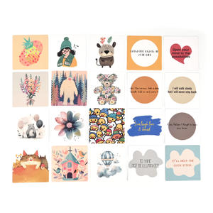 Venta al por mayor impresión personalizada en relieve inspirador positivo motivacional Tarjeta de afirmación de atención plena salud mental - Product Image 5